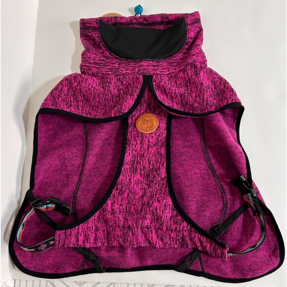 NWT Wilderdog Fleece Jacket Size Large Dog Color Berry - Picture 6 of 12